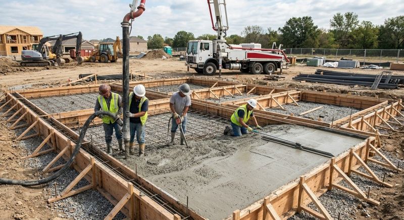Poured Foundation Installation