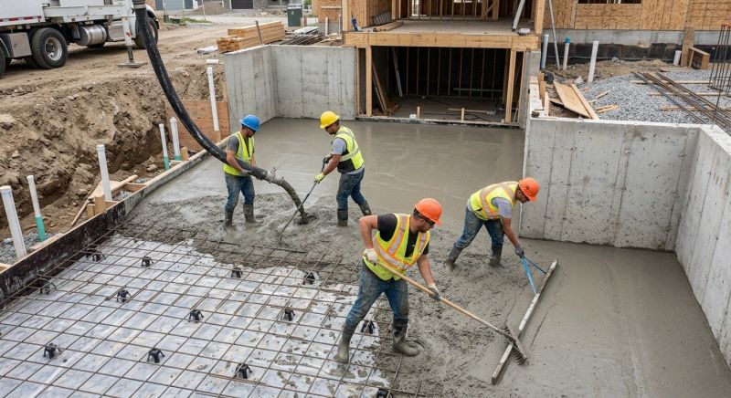 Basement Concrete Installation in Fountain Inn, SC