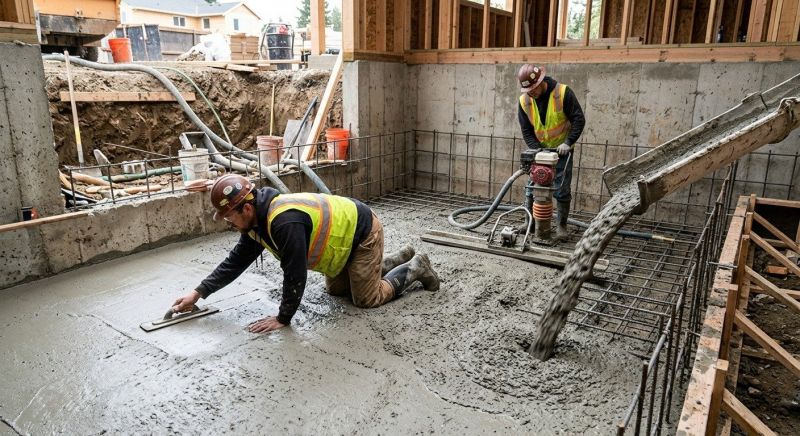 Basement Concrete Installation in Spartanburg County, SC
