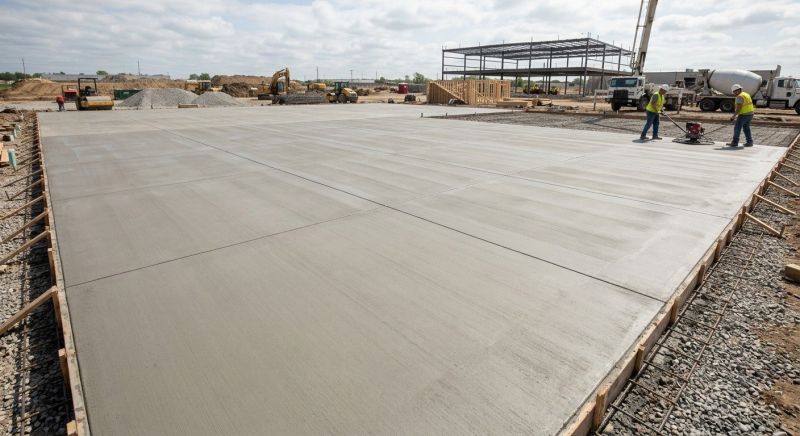 Commercial Slab Construction in Moore, SC
