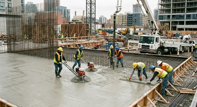 Commercial Slab Construction in Taylors, SC
