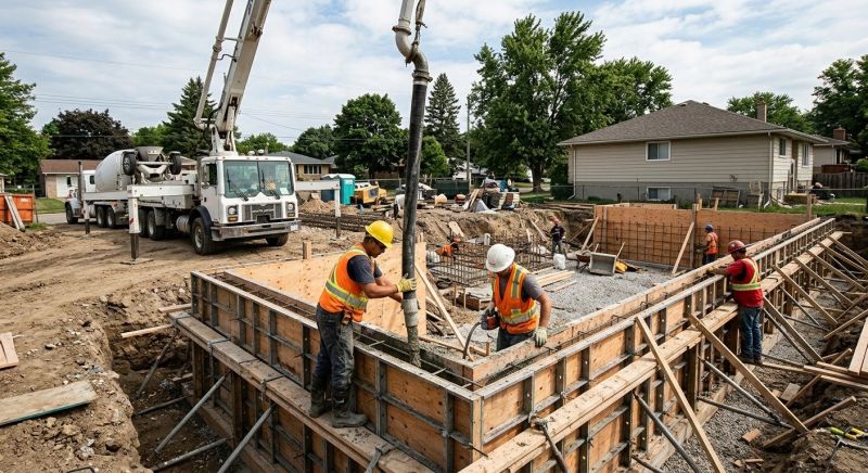 Concrete Foundation Pouring in Spartanburg, SC