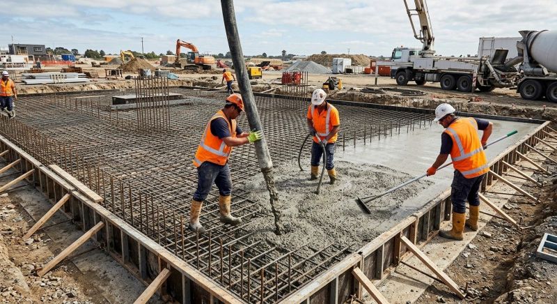 Foundation Wall Pouring in Columbus, NC