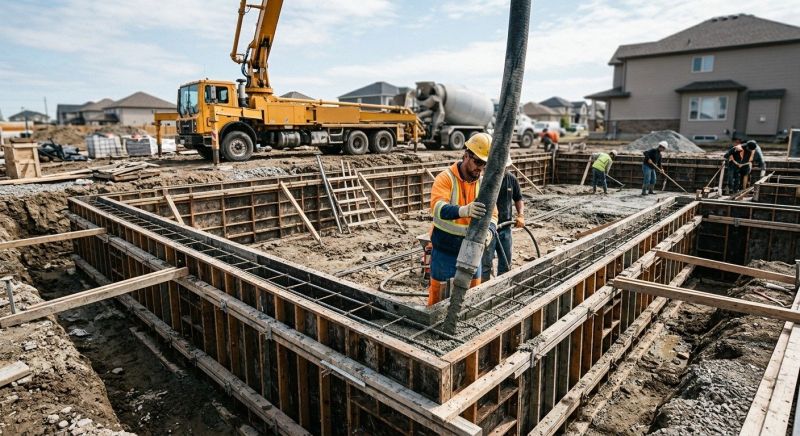 Foundation Wall Pouring in Gaffney, SC