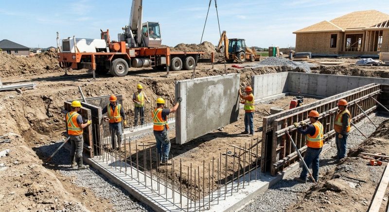 Foundation Wall Pouring in Polk County, NC