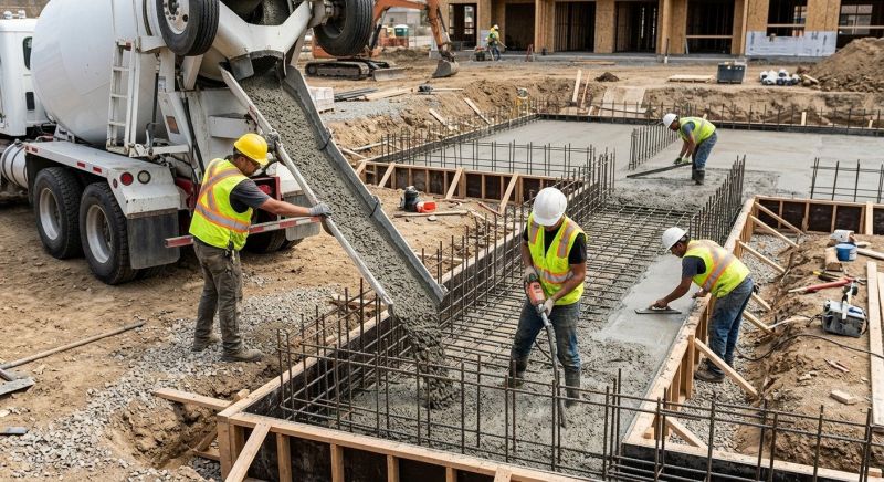 Foundation Wall Pouring in Spartanburg County, SC