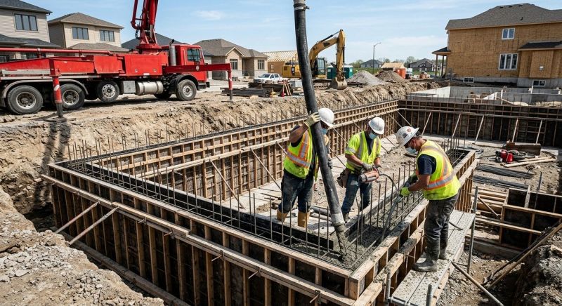 Foundation Wall Pouring in Taylors, SC